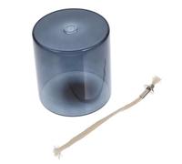 OFFIGAM Creative Glass Oil Candle Holder with Handle for Weddings and Banquets, Refillable Vintage Oil Lamp Made of Glass and Cotton Rope, Dual Utility Decorative Piece that Creates a Cozy