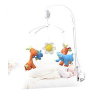 OFFIGAM Crib Bell Holder Music Box Arm Bracket for Nursery Rotating Lullaby Melody for Bed