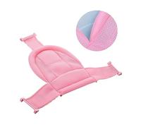 OFFIGAM Cross Slip Bath Bench Newborn Bath Pad Mesh Cushion Fits Bathtub for Home Bathroom Use Comfortable Sitting and Lying Position for Bathing