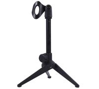 OFFIGAM Desktop Microphone Stand Metal Plastic Microphone Rack for Singing Streaming Recording Lightweight Holder for Online Meetings and Studio Use