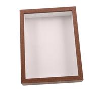 OFFIGAM DIY Butterfly Specimen Display Frame Wooden Brown Artistic Picture Frame for Home Office Decor Creative Craft Project for Flowers Artwork and Insect Collection