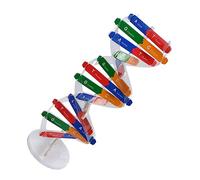 OFFIGAM Dna Model Assembly Educational Human Genes for Science Teaching Aid for Classroom Learning Engaging DIY Building Activity Random Color