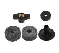 OFFIGAM Drum Stand Parts Kit for Cymbal Mounting with Plastic Sleeves, Felt Washers and Screw Pads, 4pcs Cymbal Accessories Set for Drum Set Maintenance and Practice