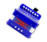 OFFIGAM Durable Accordion for Beginner Musical Instrument Blue Educational Music for Cognitive Development and Coordination Skills