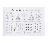 OFFIGAM Educational Hanging Alphabet Wall Art for Cartoon Style ABC Canvas Print Twine Design Early Learning Decor for Bedroom and Playroom