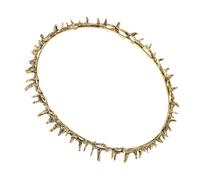 OFFIGAM Elegant Women Hair Ornament Lightweight Queen Crown for Wedding Birthday Celebrations