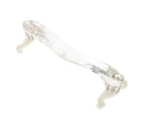 OFFIGAM Ergonomic Clear Acrylic Violin Shoulder Rest for Violins Fit Shoulder Cushion Pad for Violinists Adjustable Support for Comfortable Playing and Performance