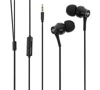 OFFIGAM Ergonomic Wired Earphone with Connector In Ear Headphones for Phone Tablet and Laptop Noise Isolating Design for Sound Quality and Comfortable Fit Random Color