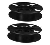 OFFIGAM Extension Cord Reel Winder and Stable Design Workshops with Wide Compatibility 2pcs Black Plastic 3d Printer Filament Homes