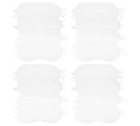 OFFIGAM Eye Sleeping Masks Pack of 20 White Polyester Breathable Nap Eye Covers for Office Workers and Travel