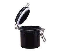 OFFIGAM Eyelash Glue Container Black Fiber Lash Glue Storage Box for Eyelash Extensions Fresh-Keeping Activated Carbon Dehumidification Increases Shelf Life Portable Home Travel Use
