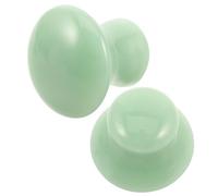 OFFIGAM Face Massage Tools Massage Guasha Tools Jade 2pcs Mushroom Shaped for Skin Caring and Relaxation, Natural Stone Suitable for Spa and Home Use on Face and Arms