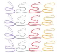 OFFIGAM Fashion Round Rope Shoe Laces 20 Pcs 120cm Polyester Multipack for Casual and Athletic Shoes, Cool Style Suitable for Men and Women in Trainers and Skateboarding