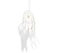 OFFIGAM Feather Dream Catcher Ornament with Metal Frame, Stylish Hanging Decor for Wall Decoration and Bedroom, Captures Beautiful Dreams and Eliminates Nightmares