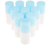 OFFIGAM Flat Bottles 10pcs 20ml Refillable Sponge Bottles for Travel Lotion and Diy Projects Random Color