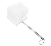 OFFIGAM Foldable Stainless Steel Fishing Landing Net with Crossweave Mesh and Telescopic Handle Extending to 15.7 Inch, Suitable for Freshwater and Saltwater Fishing