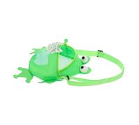 OFFIGAM Frog Shell Bag Adjustable Beach Storage Bag for Sand Seashells and Swimming Gear Large Capacity Mesh Beach Necessities for Summer Fun