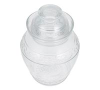 OFFIGAM Glass Fermentation Crock 2.5L Pickle Jar with Seal Airlock Lid Sturdy Glass Storage Jar for Kimchi, Sauerkraut, and Paocai in Kitchen Use