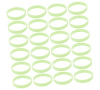 OFFIGAM Glow Dark Silicone Wristbands for Boys and Girls Luminous 10-Pack Favors Safe Flexible and Fun Wristbands for Events and Activities