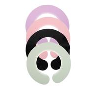 OFFIGAM Hair Cutting Collar Silicone Neck Cape for Hair Dyeing Hair Coloring Cape Barber Cape Hair Dye Guard Hair Salon Accessory Neck Wrap Silicone Pad Waterproof Pink/black/green/purple