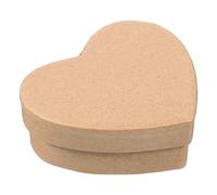 OFFIGAM Heart-shaped Paper Candy Boxes for DIY Packaging, Decorative Khaki Paper Treat Boxes with Charming Design, for Mother's Day and Valentine's Day Candy or Chocolates Storage