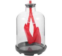 OFFIGAM Human Lung Breathing Model and Rubber Diaphragm Educational Tool with Two Lung-like Sacs Plastic Rubber Construction and Demonstrating Lung Function for Teaching Anatomy