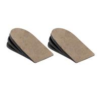 OFFIGAM Invisible Height Increase Insoles 1 Pair Brown Half Heel Lift Cushions Strong Adhesion and Reduced Friction for Comfortable Daily Wear