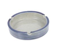 OFFIGAM Japanese Style Ceramic Ashtray Vintage Underglaze Desktop Ash Holder Compact Bar Ash Container Decorative Smokers