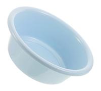 OFFIGAM Large Capacity Round Plastic Washbasin with Splash Proof Seamless Construction, Thick Sturdy Vegetable and Dish Washing Tub for Bathroom and Laundry Use