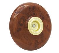 OFFIGAM Lightweight Brown Cello Endpin Stopper Holder Pad Made of Plastic and Metal for Floor Protection, for Honing Skills at Home and Playing on Stage
