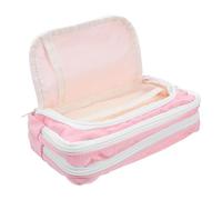 OFFIGAM Lihit Lab Pencil Pouch Zipper Pencil Case Plain Storage Bag Multi-Function Stationery Holder for School Office Travel