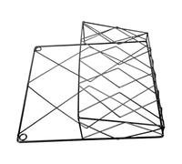 OFFIGAM Magazine Rack Wall Mount Wall Black Iron Multi-purpose Storage Space Saving for Magazines and Newspapers