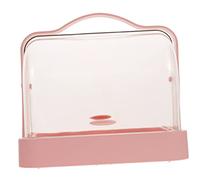 OFFIGAM Makeup Organizer Storage Box Transparent Desktop Cosmetic Case for Skincare Products for Rooms and Apartments Easy to Clean and Use for Loved Ones