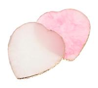 OFFIGAM Manicure Paint Pallet Manicure Color Mixing Pallet 2Pcs Resin Agate for Blending Nail Polish and Holding Pigments Professional People at Home Or Holiday Events