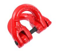 OFFIGAM Mechanical Coupling Link 5.4t Load Steel Coupler with Anti-falling Pin and Buckle for Safe Lifting Sling and Crane Applications