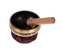OFFIGAM Meditation Bowl Singing Bowl Mallet and Mat for Yoga Practice for Home Studio Use Random Color