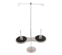 OFFIGAM Metal Compatibility Eight-Shaped with Thread 2-Spool Holder Rack Layout, Universal for and Storage Spools Sewing Machines, for Sewing Projects and Embroidery