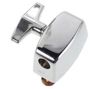 OFFIGAM Metal Floor Tom Leg Mount Bracket Drum Leg Supply 4cm/1.57' Hole Spacing Silver Noise Reduction Strong Stability for Bass Drum Performance and Home Practice