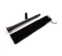 OFFIGAM Mini Pocket Saxophone 8-hole Portable Handmade Plastic Musical Instrument Black Lightweight Compact for Beginners and Musicians