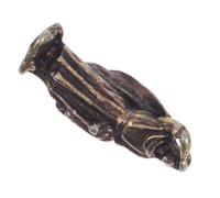 OFFIGAM Miniature Garden Figurine Vintage Sculpture Lifelike Ancient Figure for Desktop Decoration for Bonsai and Indoor Outdoor Micro Landscapes