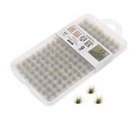 OFFIGAM Miniature Static Grass Tufts for Diorama Scenery, Artificial Resin Grass Clusters Realistic Texture and Compact Detailed Design, for DIY Micro Landscape and Office Decor