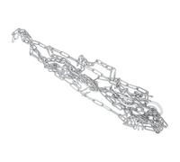 OFFIGAM Motorcycle Tire Chains 3.50-10 Heavy-Duty Reinforced Snow Mud Traction Chains for Two and Three-Wheel Electric Vehicles