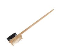 OFFIGAM Multi-function Double Heads Eyebrow Comb Brush Lightweight Portable for Eyelashes Brows Temples Comfortable Elastic Bristles Practical Makeup Tool