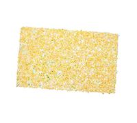 OFFIGAM Nail Art Hand Cushion Manicure Hand Placing Pad with Shiny Diamond Glitter Surface for Nail Techs and Salon Use Comfortable Wrist Rest Mat