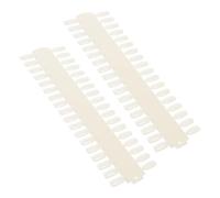 OFFIGAM Nail Display Palette and Tip Boards 2pcs 72-count Single-sided Natural Color Manicure Nail Art Practice Board for Salon and Diy Training