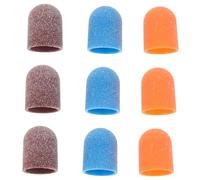 OFFIGAM Nail Drill Smoothing Bits with Fine Grit Sanding Bands for Callus Removal and Dead Skin Removal on Feet and Nails, Stainless Steel Mandrel Tool for Travel and Quick Touchups
