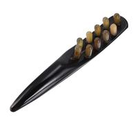OFFIGAM Natural Massage Comb Smooth Handle, Synthetic Material Hair Comb for Head and Body Meridian Massage, Practical Design for Relaxation and Stress Relief