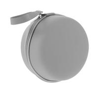 OFFIGAM Neck Pillow Storage Bag Durable PU Travel Case for Airplane U Shape Neck Pillow Portable Zipper Holder with Easy Access Stylish Design for Travel and Outdoor Use Light Grey