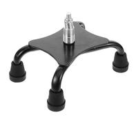 OFFIGAM Non-Slip Quad Cane Tips Rubber Walking Stick Foot Pads Replacement Four-Leg Crutch Feet Base for Elderly Disabled People, Compatible Telescopic Soft Grip Canes