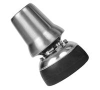 OFFIGAM Non Slip Walking Stick Foot Pads Crutch Tips with Stainless Steel Skid Cane Pole Covers for Hiking Trekking Poles Lightweight Shockproof Replacement for Stability and Wear